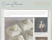 Tablet Screenshot of cookingplanner.it